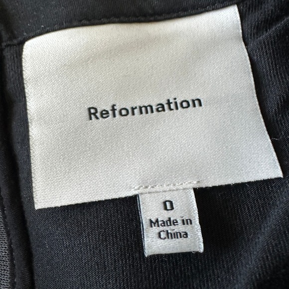 New Reformation Rylee Midi Skirt Black Lace Sheer 0 - Picture 12 of 12